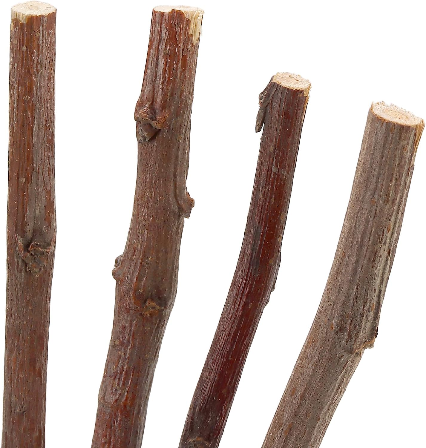SHEUTSAN Wood Sticks, 600 Pack, 4 inches Length, 0.2-0.47 inch Diameter, for DIY Crafts