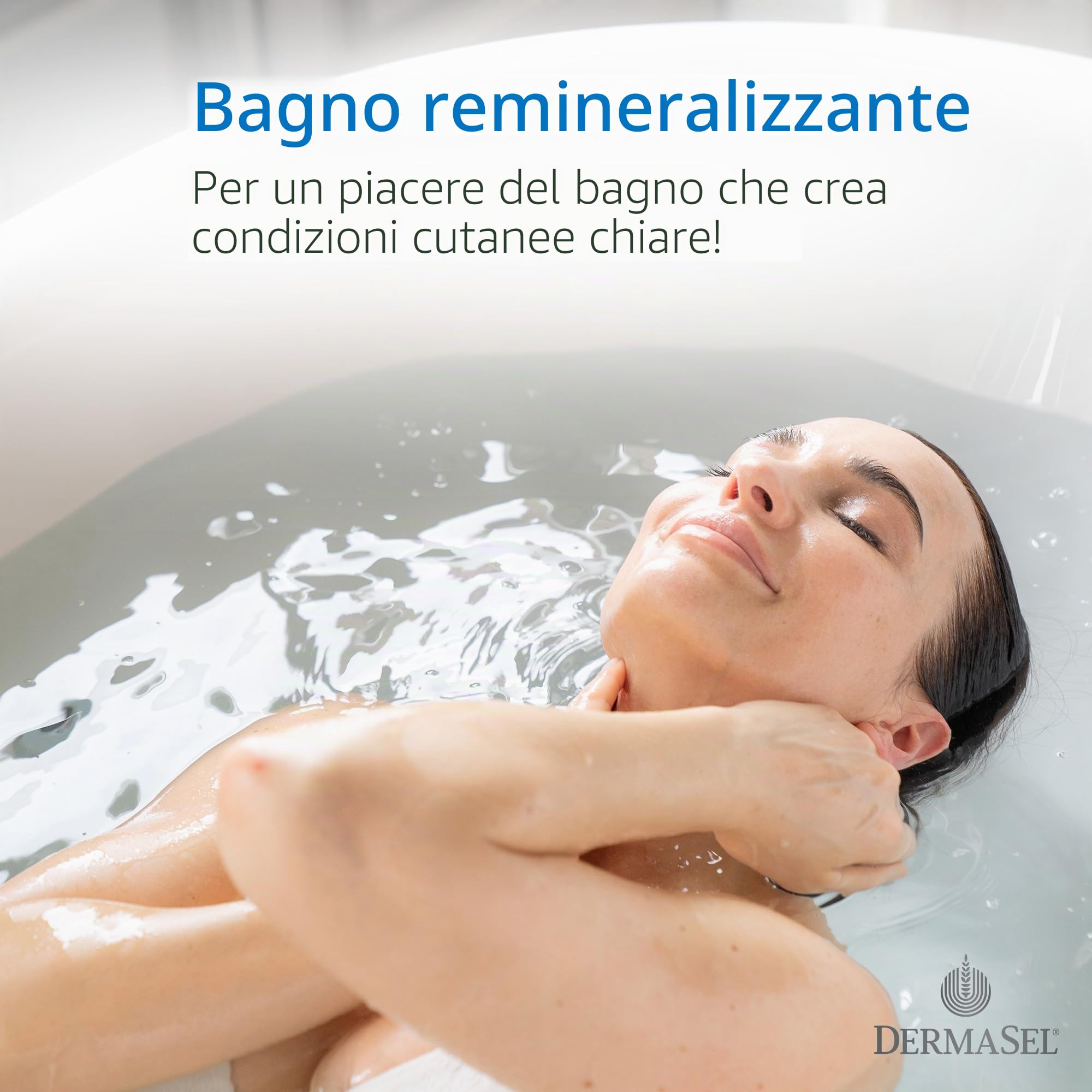 Dermasel Aqua Totes Meer Badesalz Pur, sale da bagno puro del Mar Morto, 5 kg