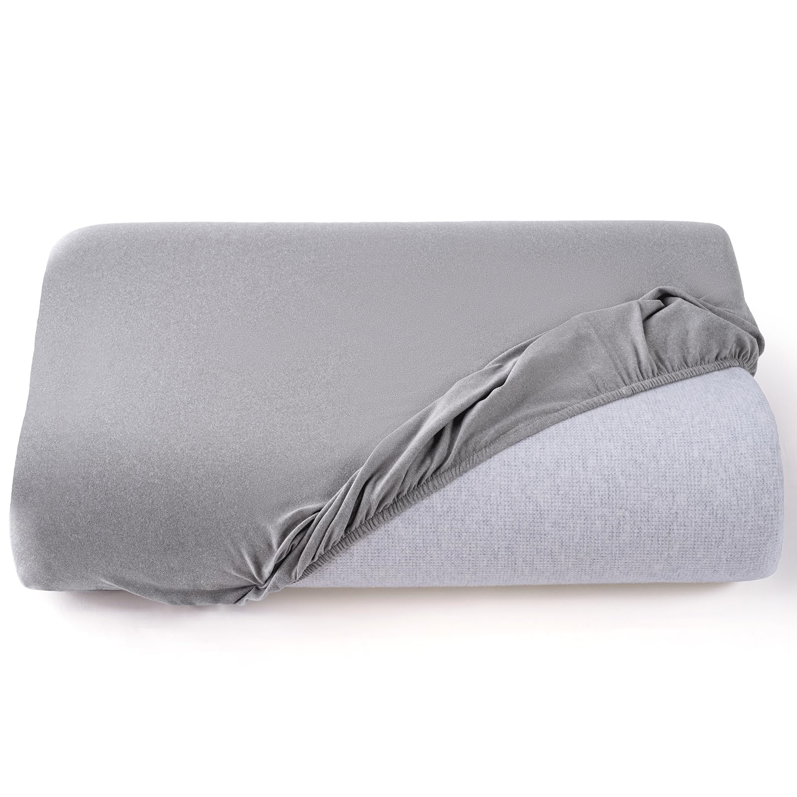 AZRA Pillowcase 40 60 Large Elastic Pillowcase Stylish Fluffy Washable Pillow Cover Cap Type Suitable for Four Seasons (Smoke Gray, Set of 1) : Home & Kitchen