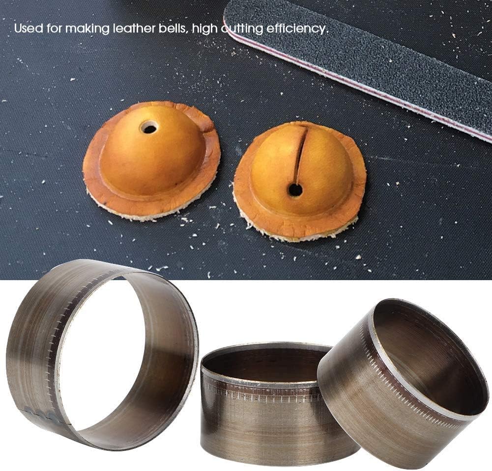 jiayouxile Leather Cutting Dies Set,7 Pcs Leather Punching Tool,Shape Round Cutting Mold Punching Die Set for Handmade DIY Leather Craft