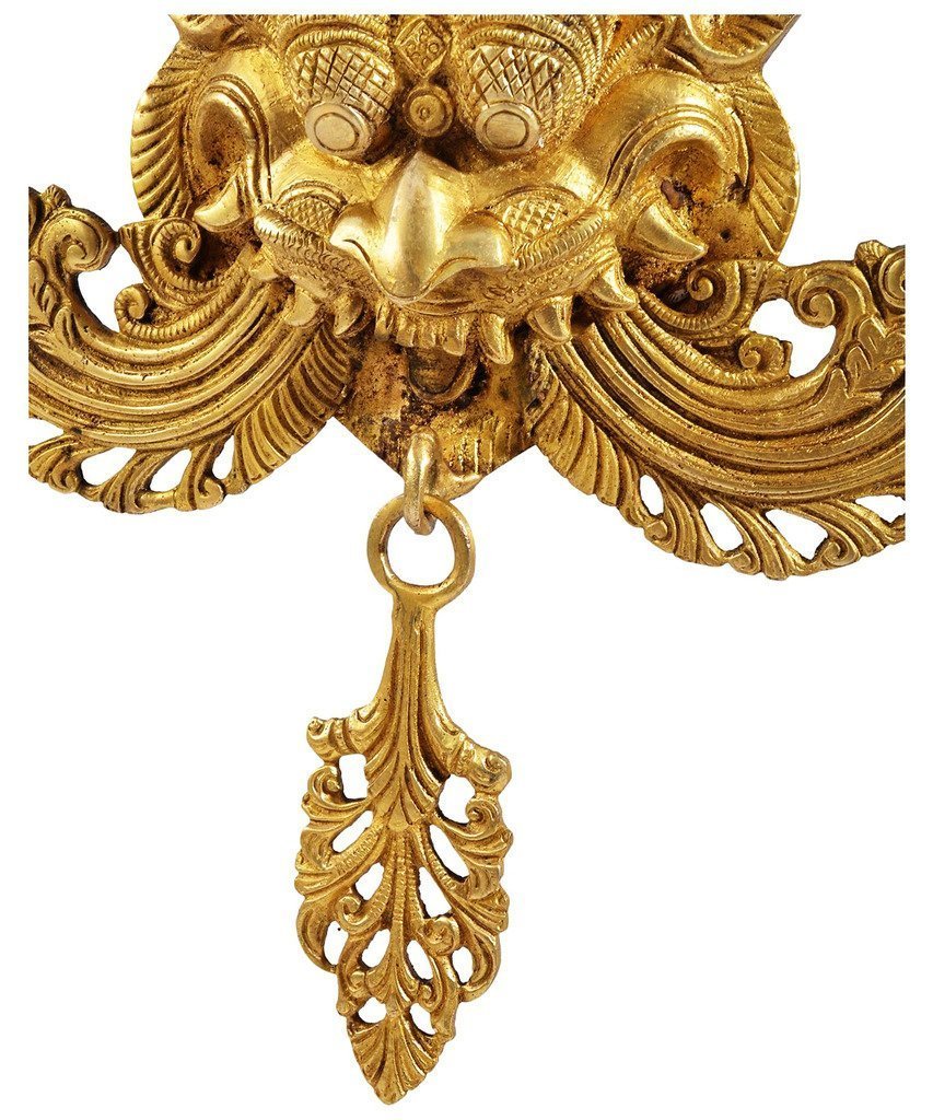 Kartique Brass Nazar Battu Door Knocker, 11 Inch 1