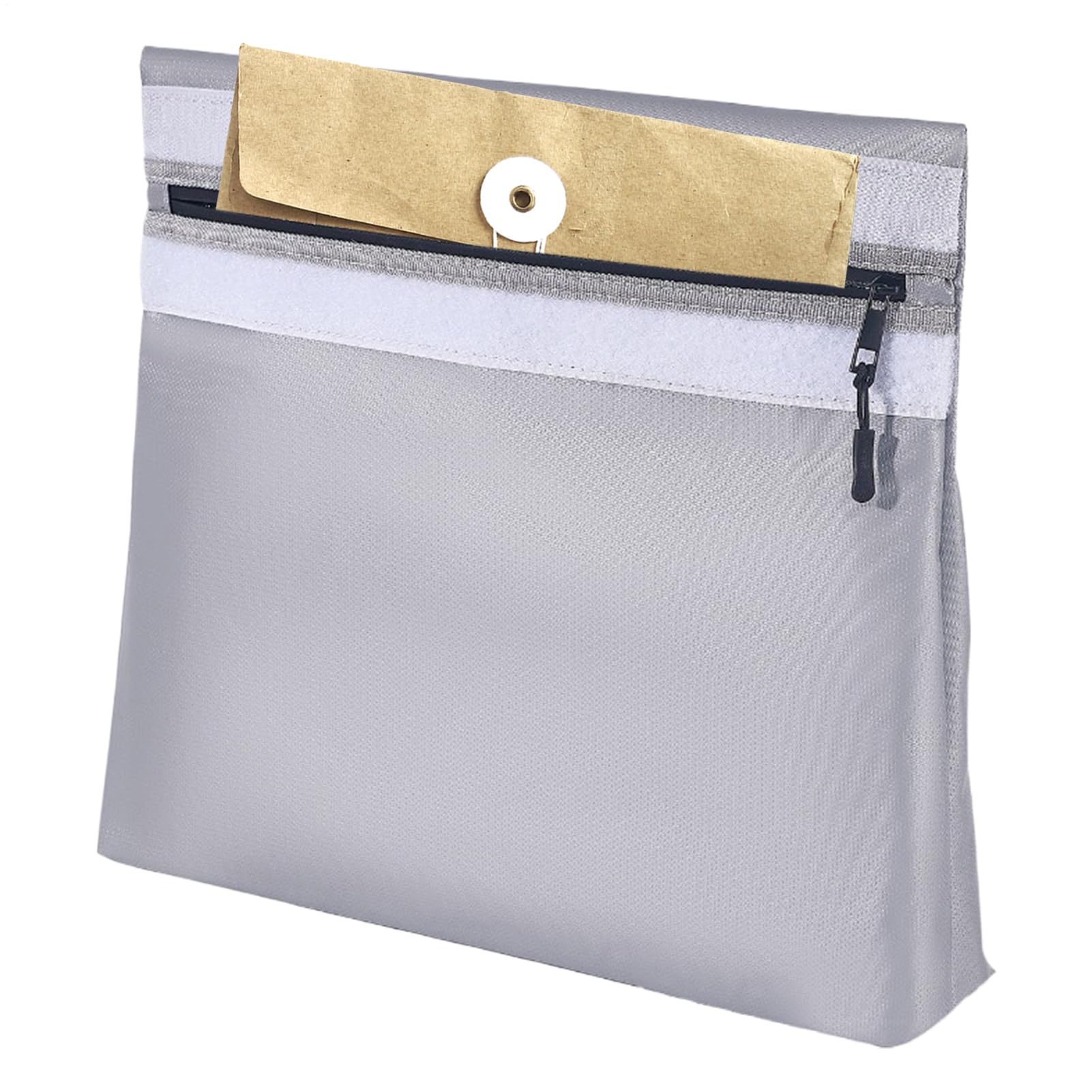 Bolsa para documentos ignífuga para dinero contra incendios e impermeable con cremallera 8