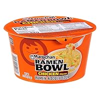 Vista 5 de Maruchan Tazón de Wonton para Microondas, Sabor Pollo, 3.69 Oz, 6