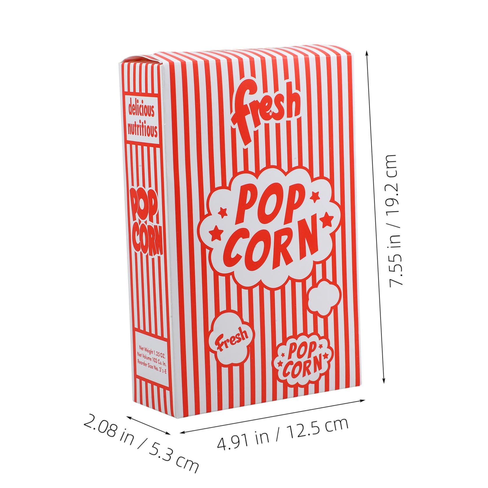 GALPADA 50 pezzi Scatole Popcorn Contenitori Snack Decorativi per Feste per Popcorn e Biscotti per Cinema Pasticcerie e Speciali