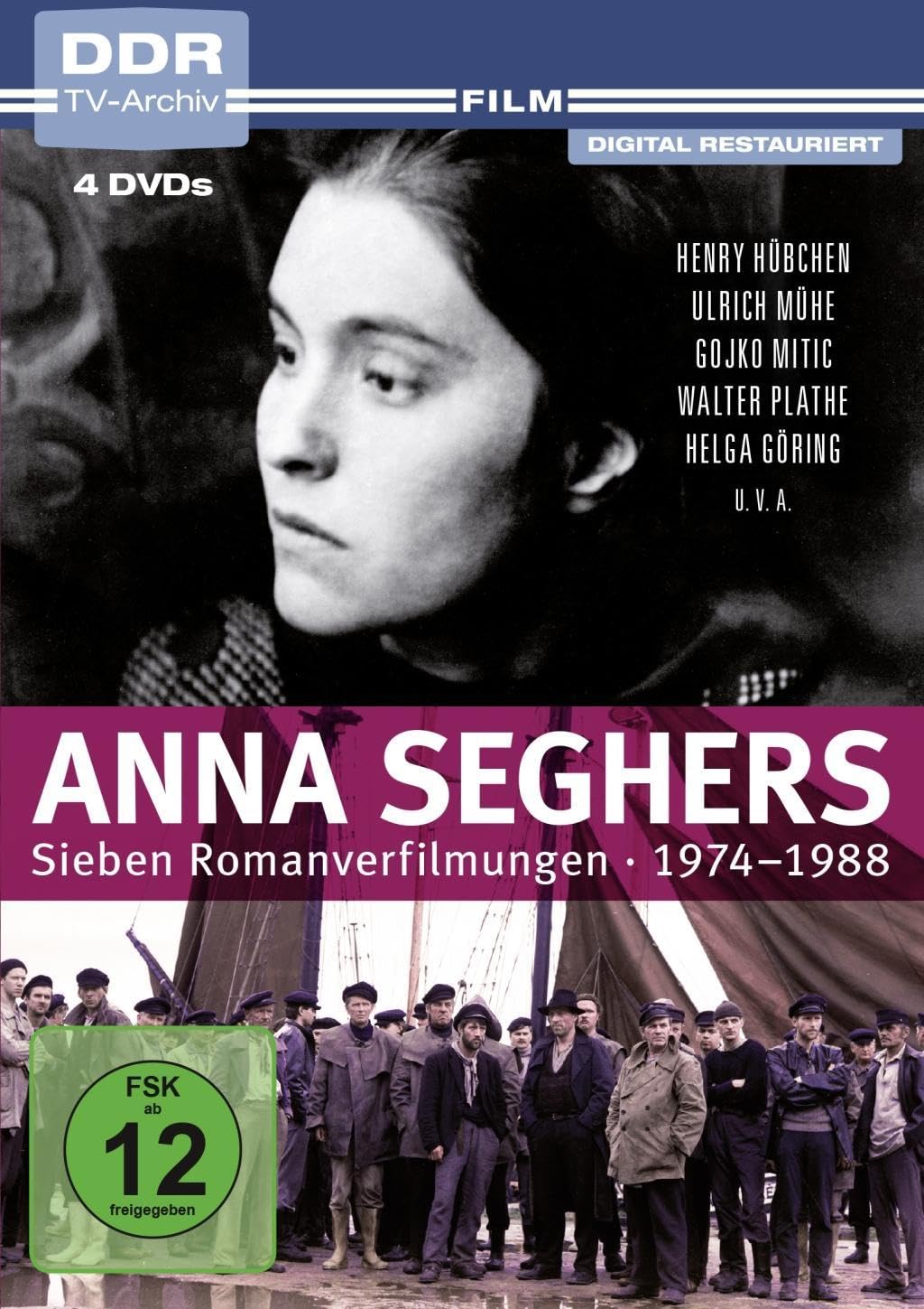 Anna Seghers - Acht Romanverfilmungen (1974-1988) (Aufstand der Fischer von St. Barbara, Das Obdach, Das Schilfrohr, Das wirkliche Blau, Der Mann und ... Tochter der Delegierten, Überfahrt) [4 DVDs]