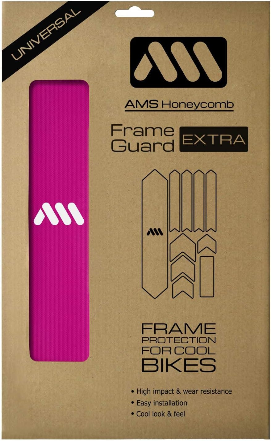 All Mountain Style AMS High Impact Frame Guard Extra Solids – Protects your bike from scratches and dings
