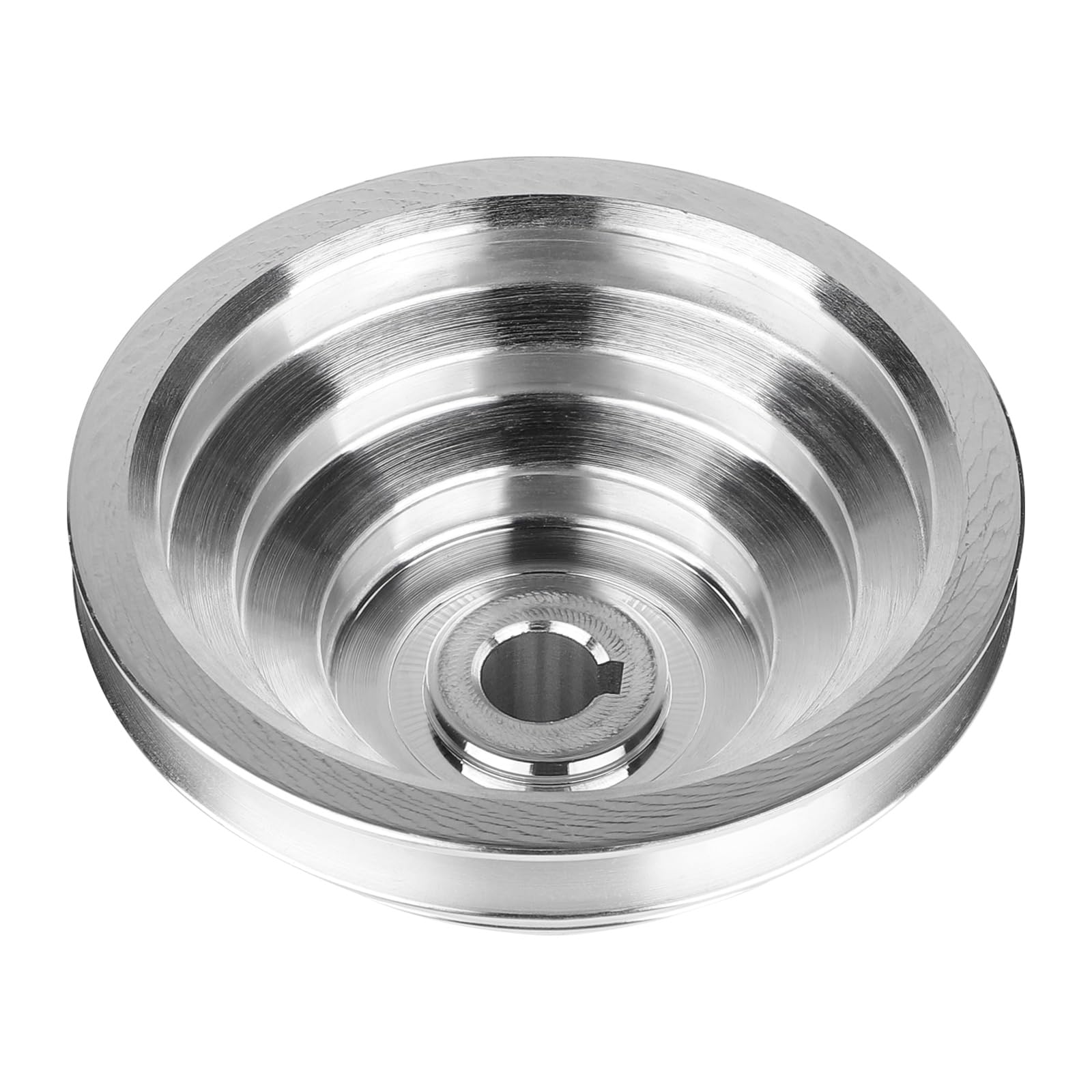 SWAWIS 5 Niveaux Poulie Pagoda, Alésage 20mm, 54-150 mm de Diamètre Extérieur, Poulie en Aluminium pour type A Forme V Courroie, pour Moteurs et Bandes Transporteuses,12.7mm de Largeur de Courroie