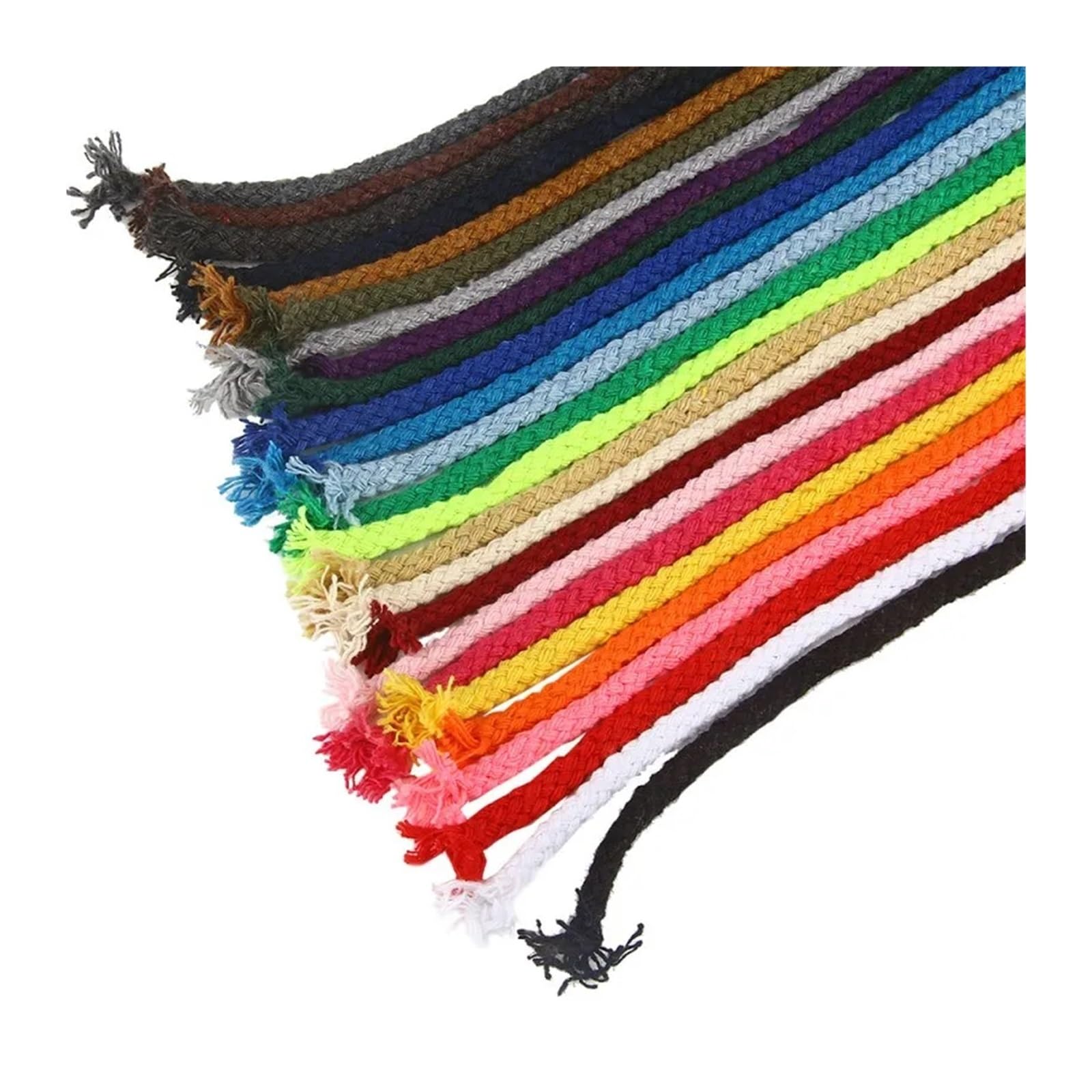 Cuerda de hilo de algodón de 5 mm, 99% cordón de algodón, 25 yardas
