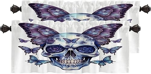 Miniatura 925 de Cenefas de cocina modernas con patrón de cobre marrón dorado para ventanas, cenefas opacas abstractas de marcas de arañazos y cortinas opacas