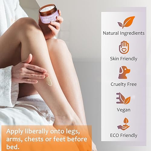 Miniatura 6 de Crema de magnesio para el sueño y la recuperación muscular, loción tópica calmante de magnesio para calambres en las piernas, comodidad en las