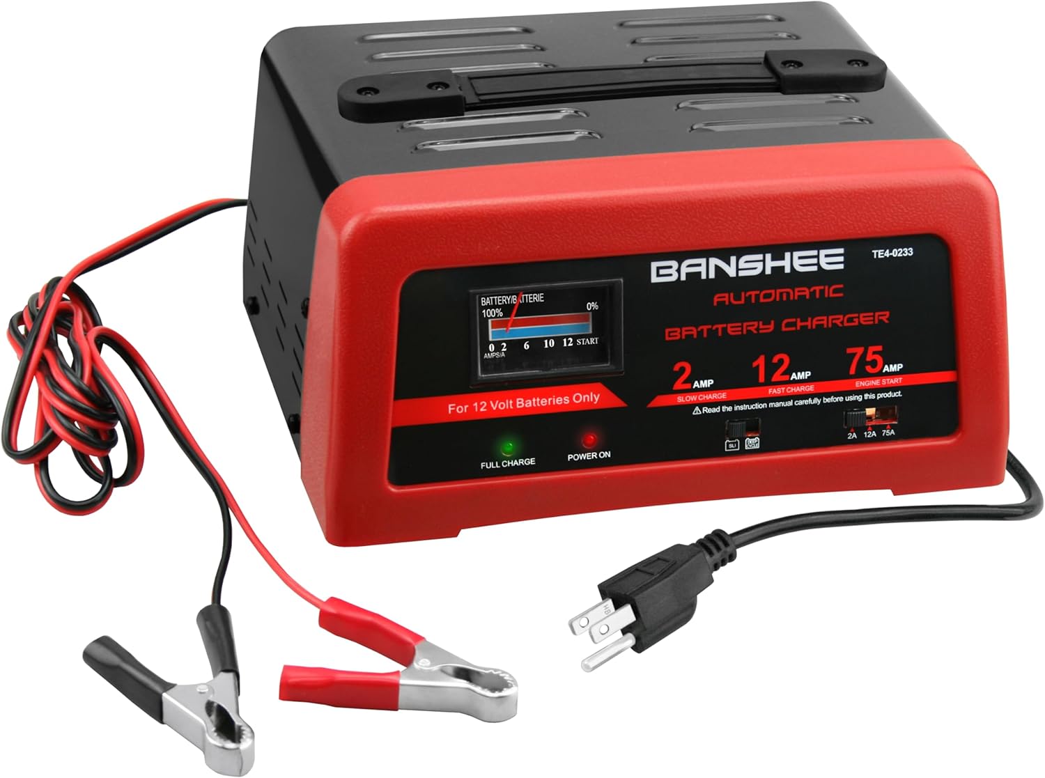 Banshee TE4-0233 Automatic Battery Charger