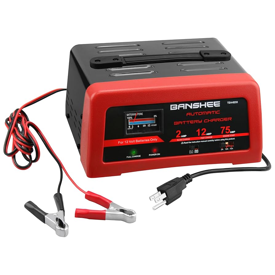 12v lead acid battery external charger slow charge