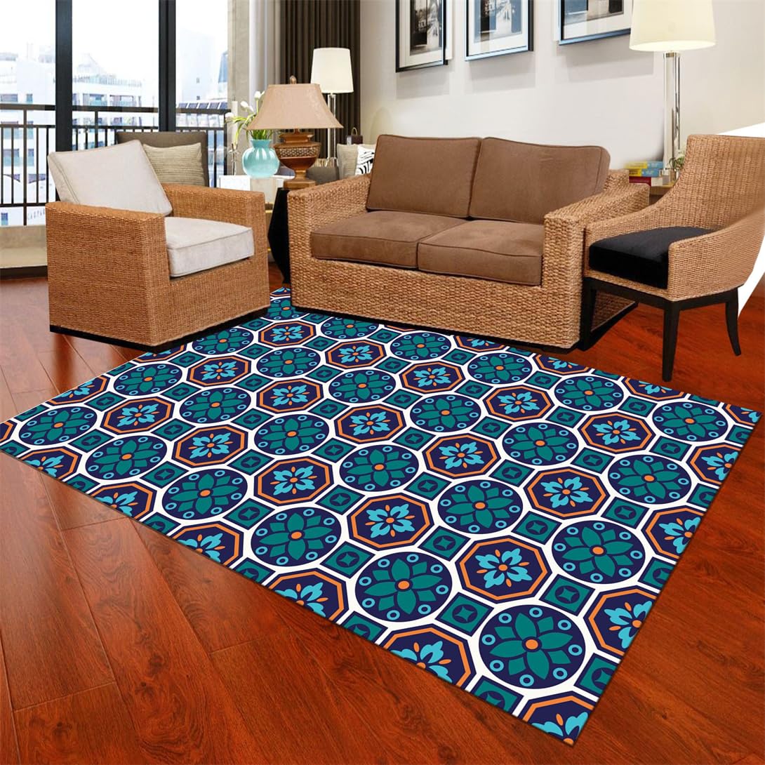 Tapis pour chambre d'enfant garçon lavable et grand tapis de salon
