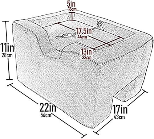 Miniatura 3 de Pet Gear Lookout - Asiento elevador de automóvil, almohada cómoda extraíble, correa de seguridad incluida, se instala en segundos, no requiere