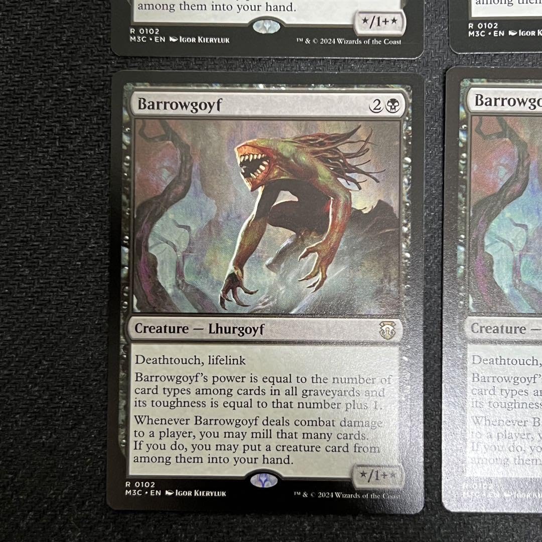 MTG Barrowgoyf バロウゴイフ 4枚セット Amazon.co.jp: MTG M3C 《バロウゴイフ Barrowgoyf》 4枚セット