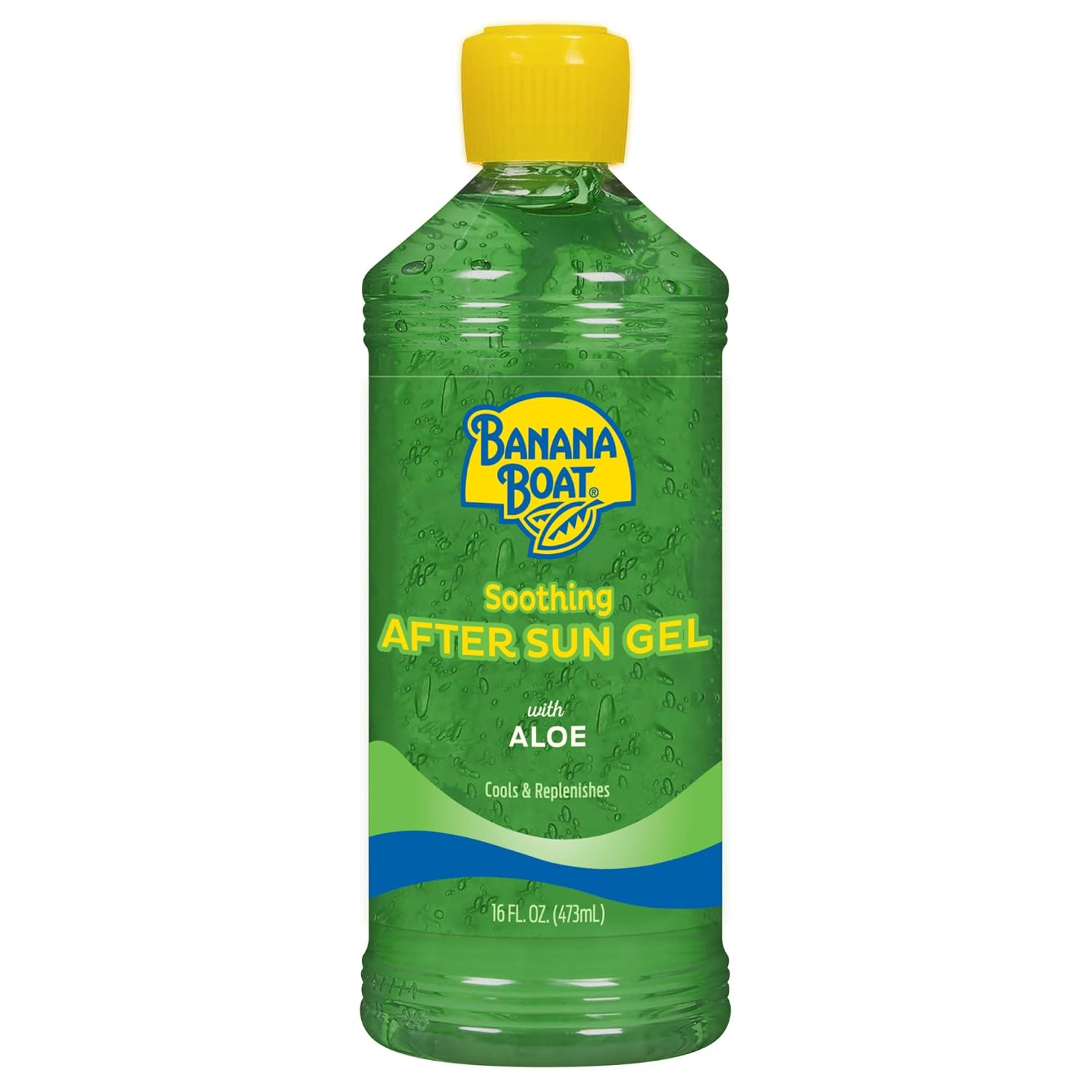 Banana Boat Soothing After Sun Gel with Aloe Vera, Reef Friendly, 16oz. - Twin Pack : Beauty & Personal Care