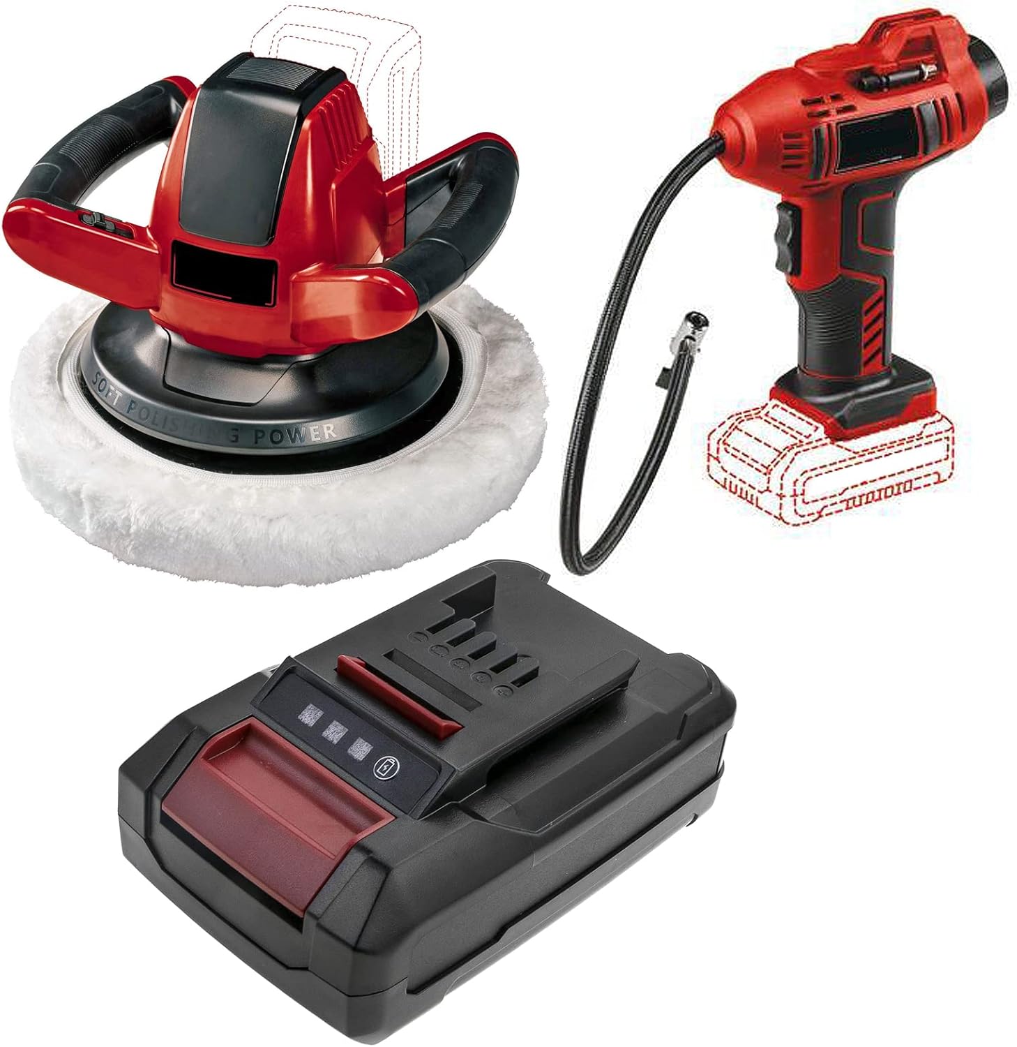 Cameron Sino Battery for Einhell PX-BAT52, PXBP-300, PXBP-600 PN:Einhell 4511396, 4511437neu, 4511437OVP 2000mAh / 36.00Wh