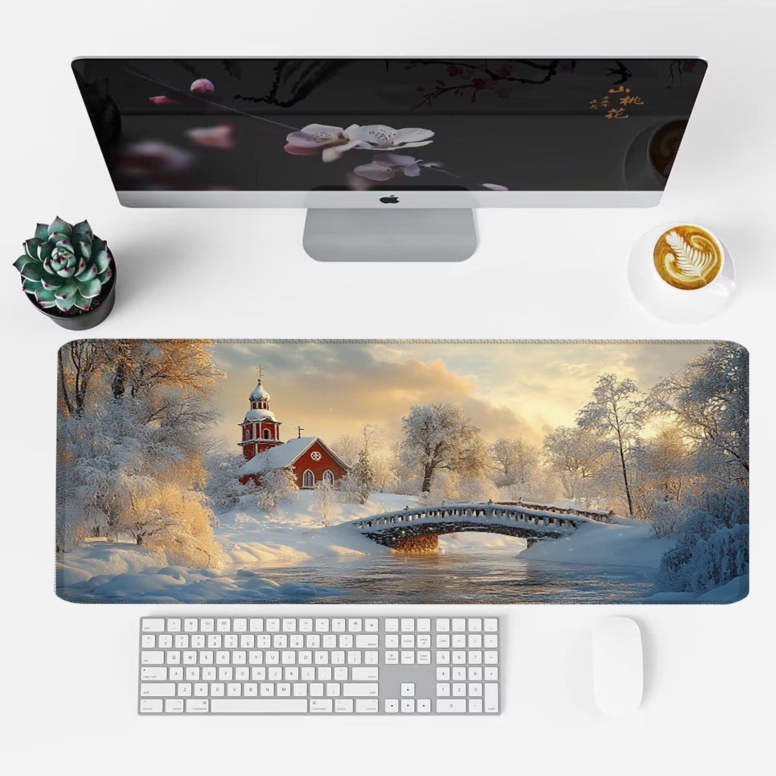 Podkładka pod mysz XXL 1500 x 800 duża wydłużona podkładka pod mysz, dla graczy na biurko gumowa podstawa zapobiegająca poślizgowi, wodoodporna podkładka pod mysz, wysoka precyzja i szybkość ze
