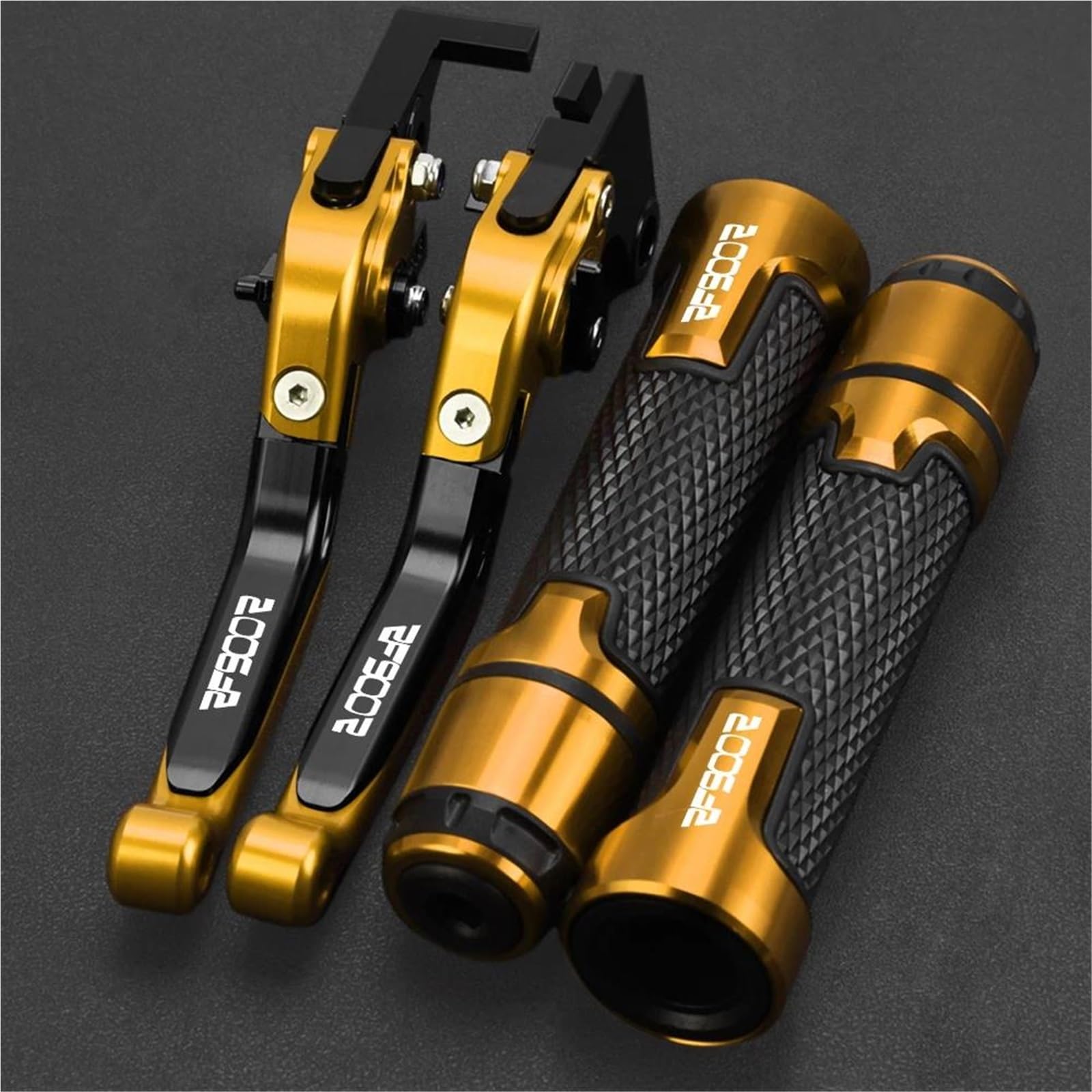 GQUIKGW Replace Pivot Clutch Levers Control Handles Motorcycle Parts Brake Lever Adjustable for Suzuki RF900R RF 900R RF900 R 1994-1997(Yellow 1)