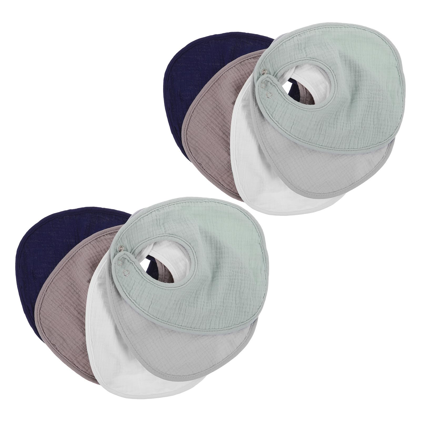 Toddmomy Bavaglini a Doppio Strato in Garza di Cotone 10 Pezzi Bandana Uso Quotidiano per