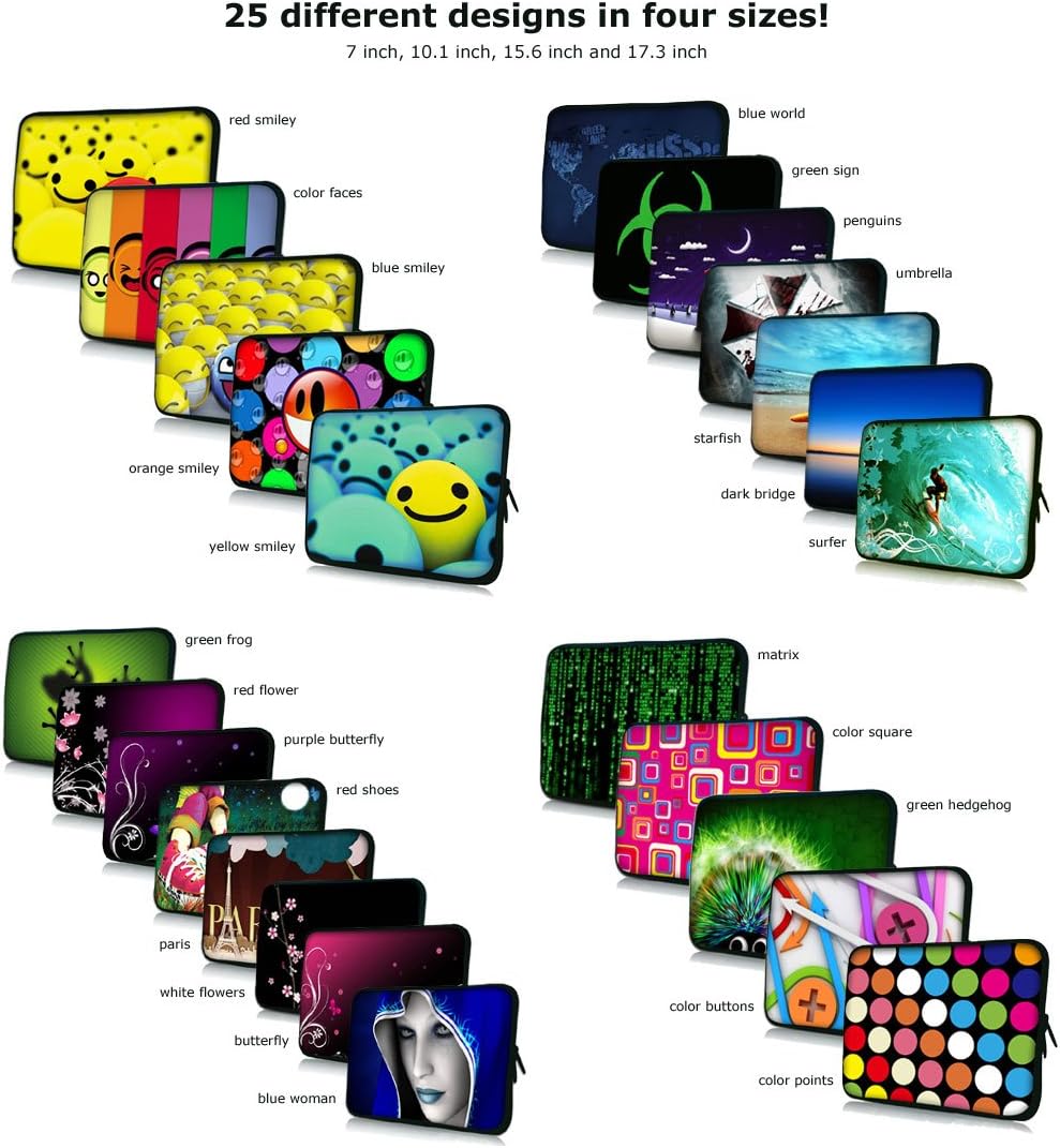 Pedea Case for 17.3 inch Laptop - Blue World