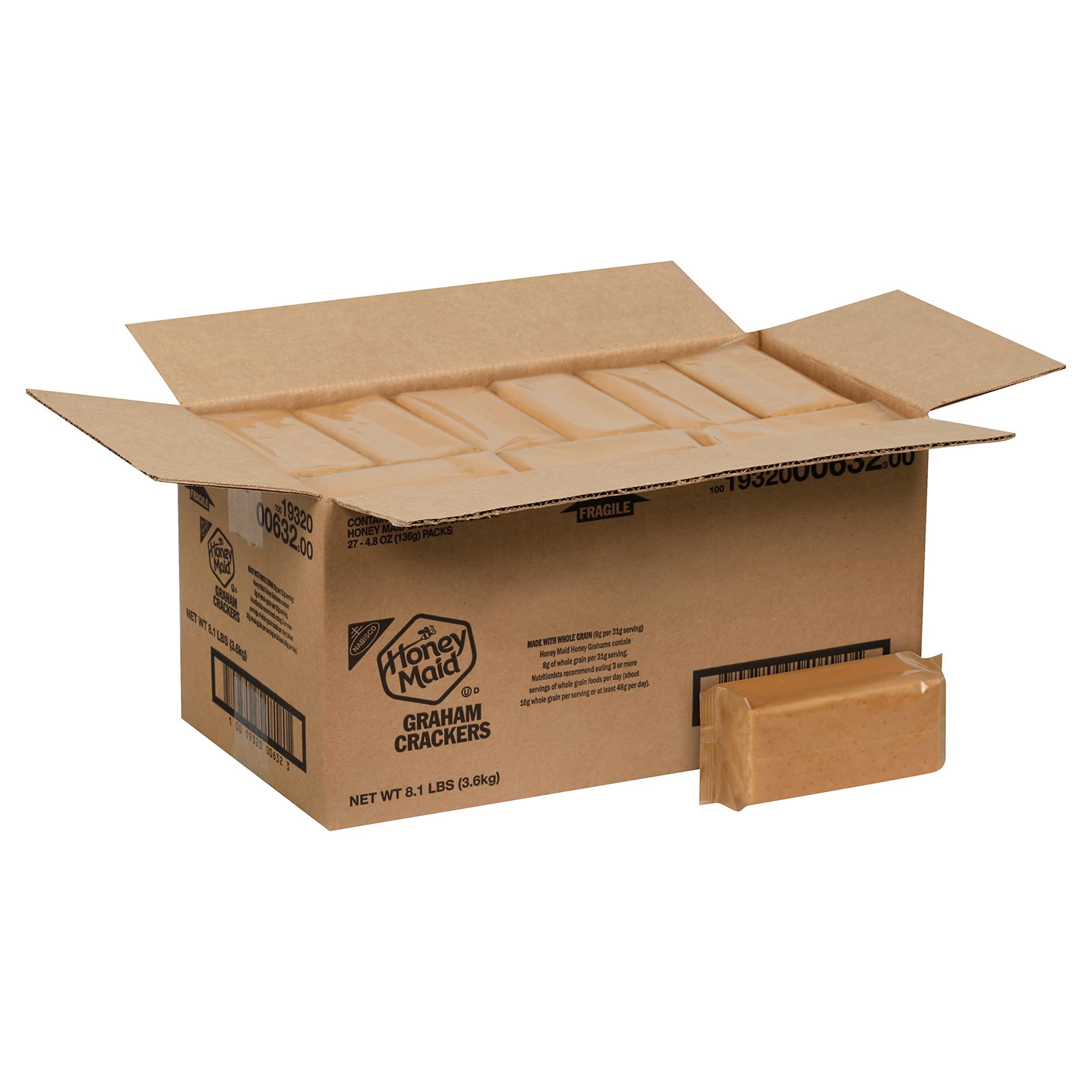 Buy Honey Maid Graham Crackers, 27 4.8 oz Packs Amazon Brand Happy