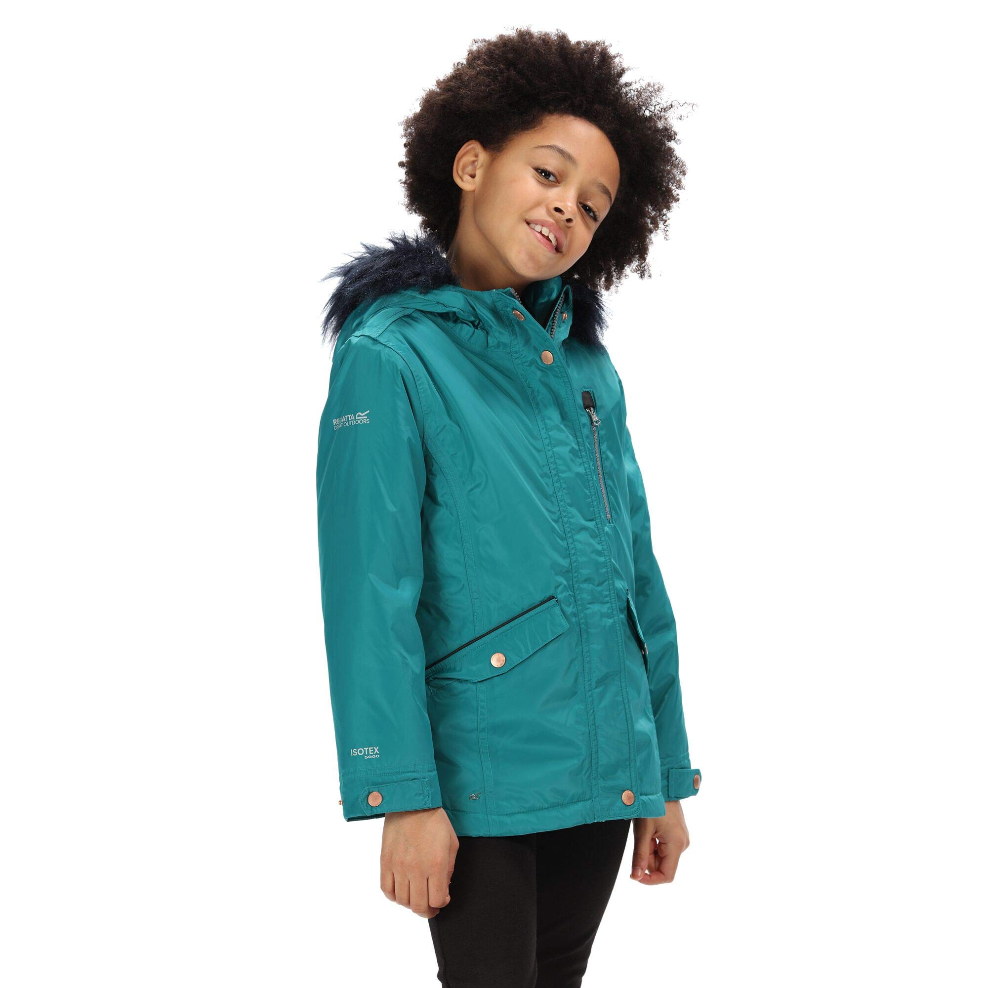 Regatta 'Palomina' Waterproof Insulated Hooded Jacket Giacca impermeabile isolante. Bambino