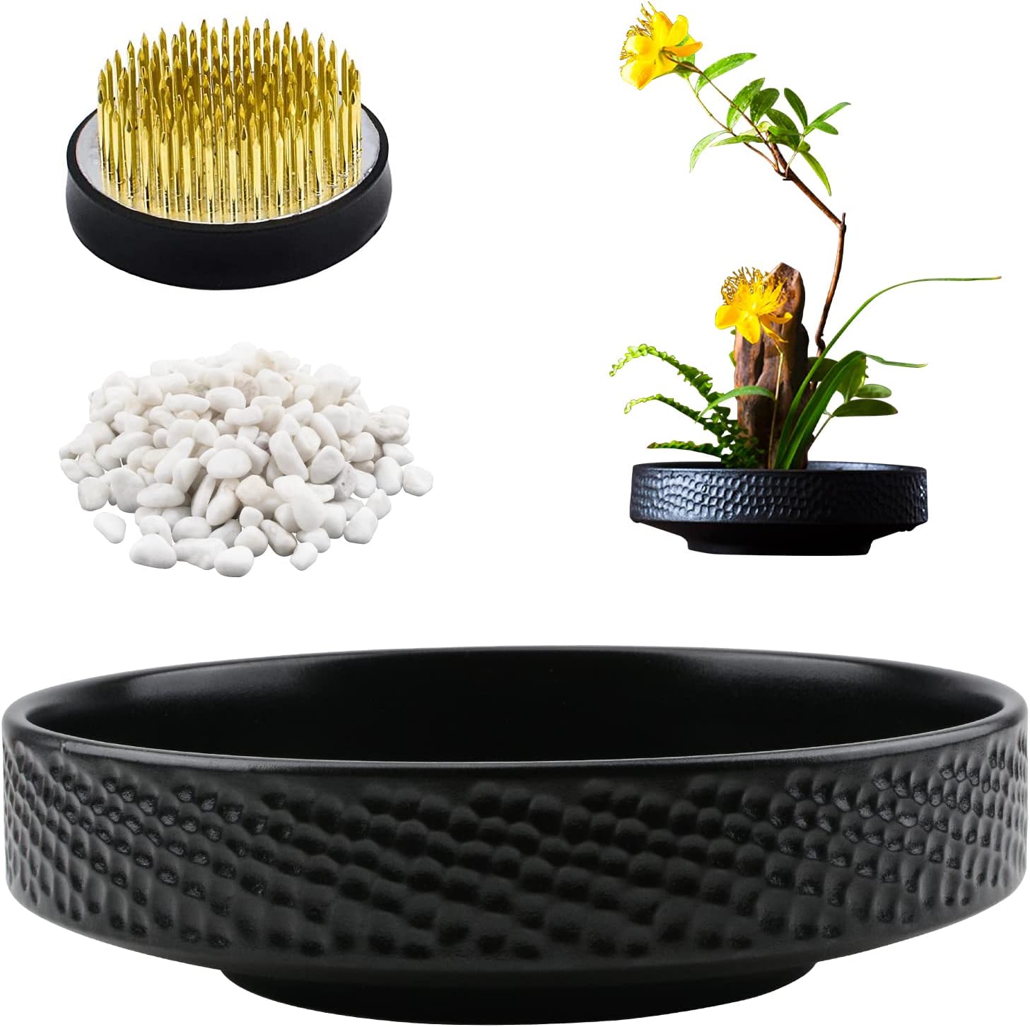 WANDIC Flower Arranging Supplies, Round Flower Frog