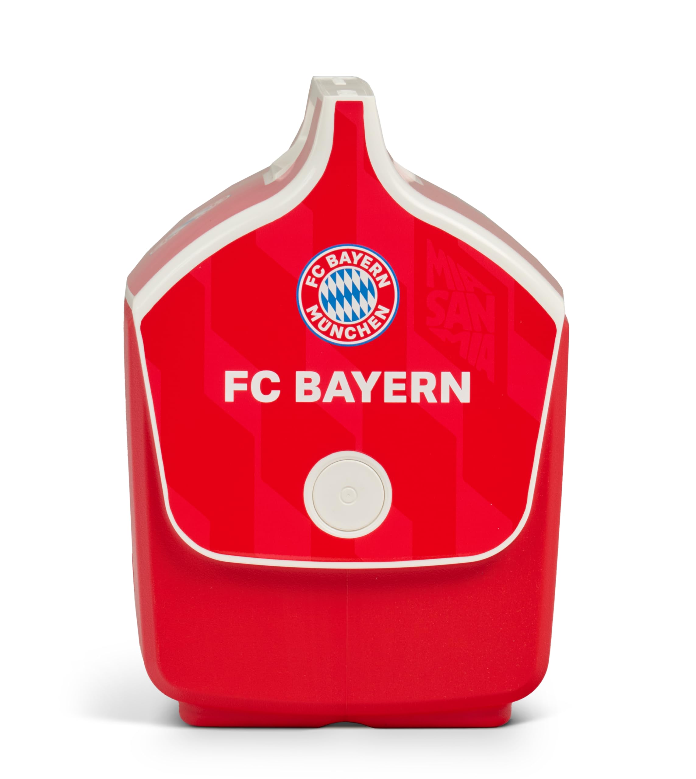 IGLOO Playmate borsa termica - FC Bayern München - articolo ufficiale con licenza, borsa frigo rossa, 6 litri