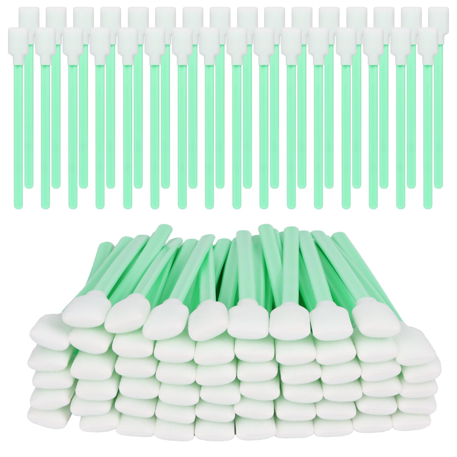 – 100PCS Square Foam Cleaning Swab Sticks, Foam Tip Cleaning Swabs, Dust Free Anti-Static Rectangle Swabs for Inkjet Printer Print Head Optics Lens Camera Optical Equipment Auto Detailing