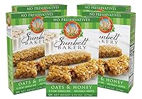 Vista 15 de Sunbelt Bakery Barras de granola masticables de avena y miel, barras de 120-1.0 onzas (8 cajas)