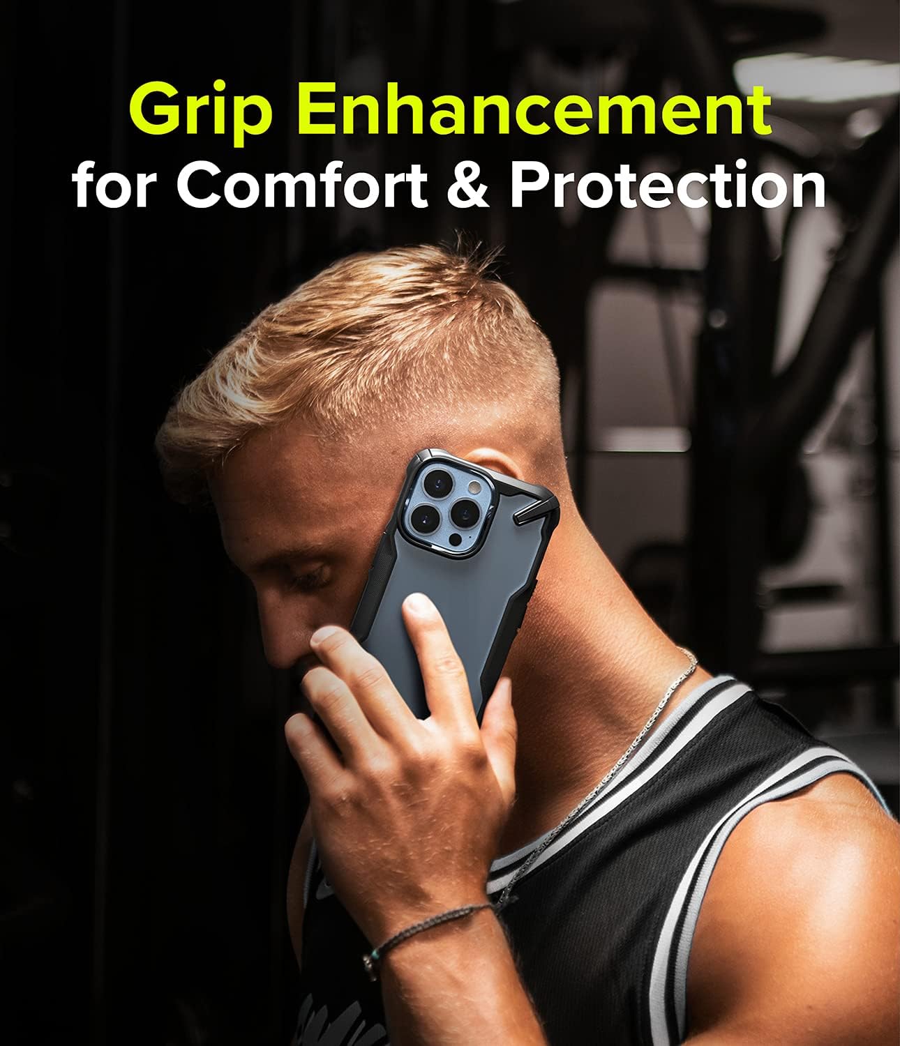 Ringke Fusion-X Compatible with iPhone 13 Pro Max Case, Clear Hard Back Heavy Duty Shockproof Advanced Protective TPU Bumper Phone Cover - Black