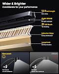 Glocusent 81 LED lumière de support de musique super lumineuse, lampe de piano à clipser | Rechargeable et durable pendant 150 heures, 3 couleurs et 5 niveaux de luminosité, lampe de piano professionnelle pour pianistes
