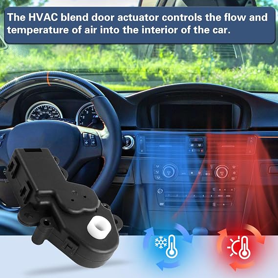 LCWRGS 604-132 HVAC Blend Door Actuator Fits for 2003-2008 Pontiac Vibe