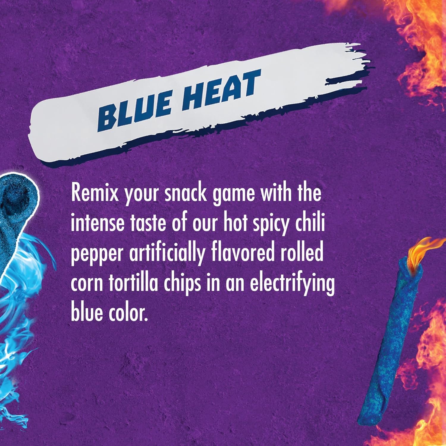 Takis Blue Heat Tortilla Chips - 18x 100 g Vorteilspackung