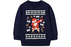 Toddler Boy Girl Sweatshirt Ugly Christmas Style Santa Sweater Baby Kids Dinosaur Xmas Pullover