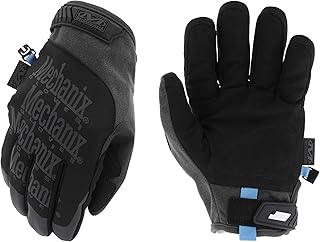 Mechanix Wear Coldwork Original - Insulated Winter Work Gloves for Safe Hands - Machine-Washable - Secure-Fit - Touchscreen Capable - Wind & Water-Resistance - Large - Black/Grey