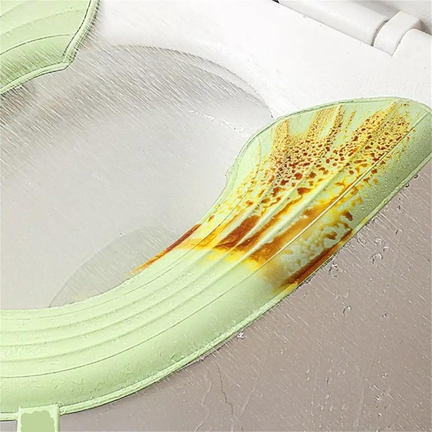 Flexible 4sets Washable Toilet Seat Cushion Comfortable Reusable Cover EVA Four Seasons Versatile Pad(Gray)