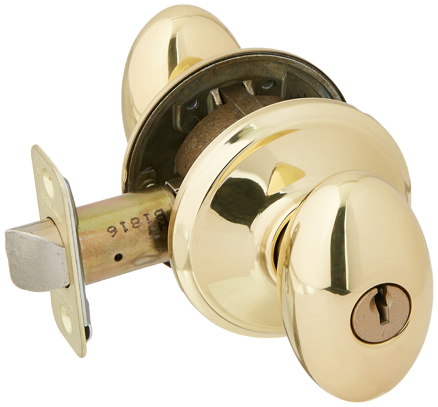 SCHLAGE LOCK CO F51SIE605 Siena Entrance, Polished Brass
