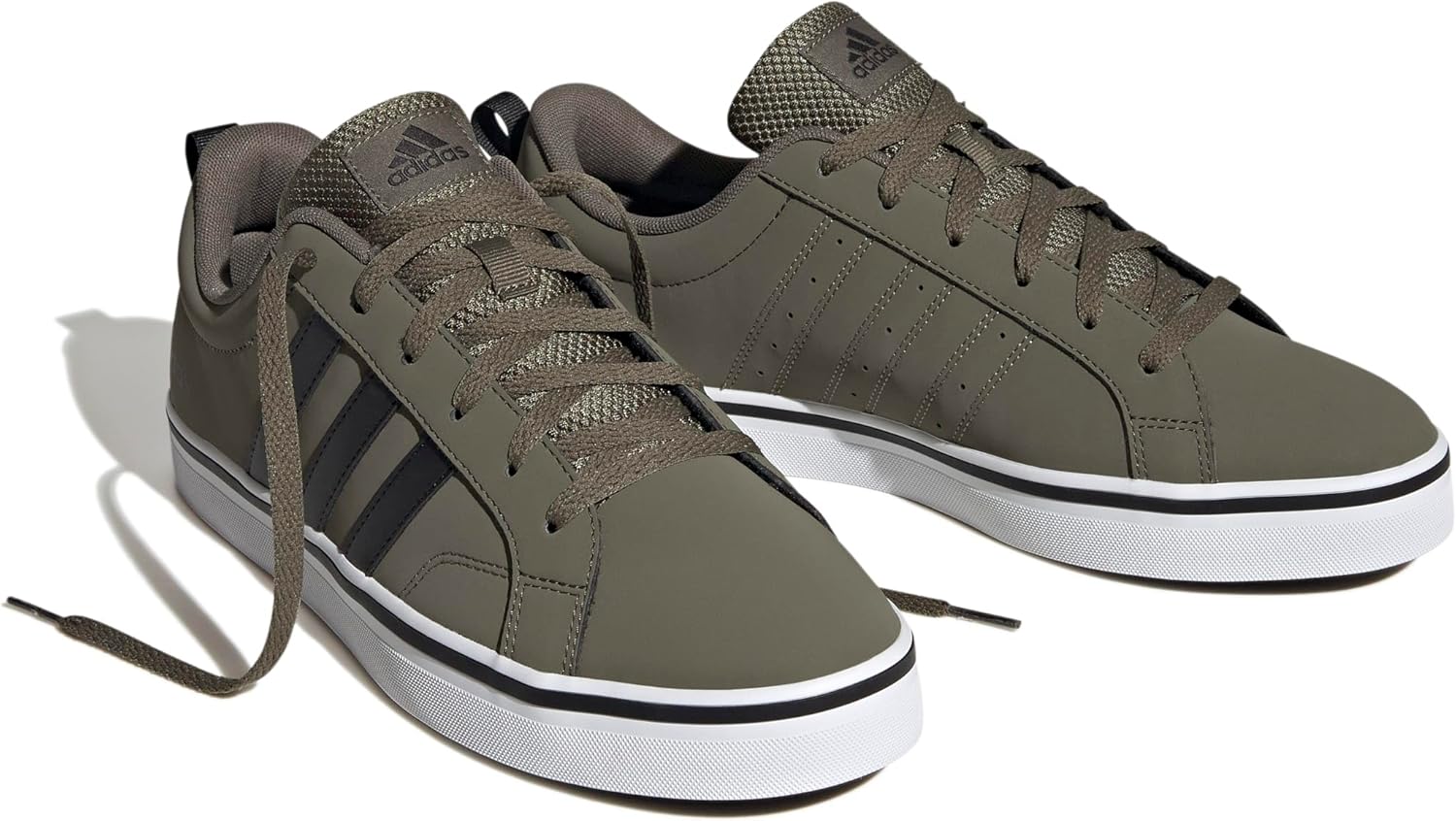 adidas Homme VS Pace 2.0 – Chaussures skate lifestyle nubuck synthétique, semelle plate vulcanisée, style urbain polyvalent - Image détaillée