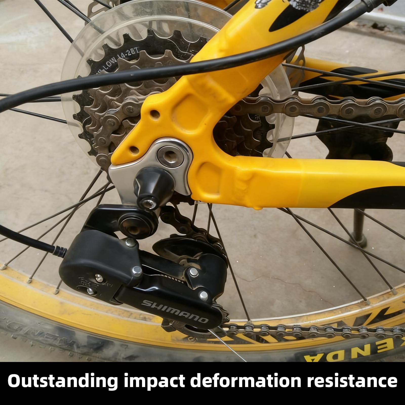 2 Kit Adaptador Desviador Cambio Trasera Gancho Cambio Bicicleta Aleación De Aluminio Patilla De Cambio Trasera De Bicicleta Engranaje Trasero
