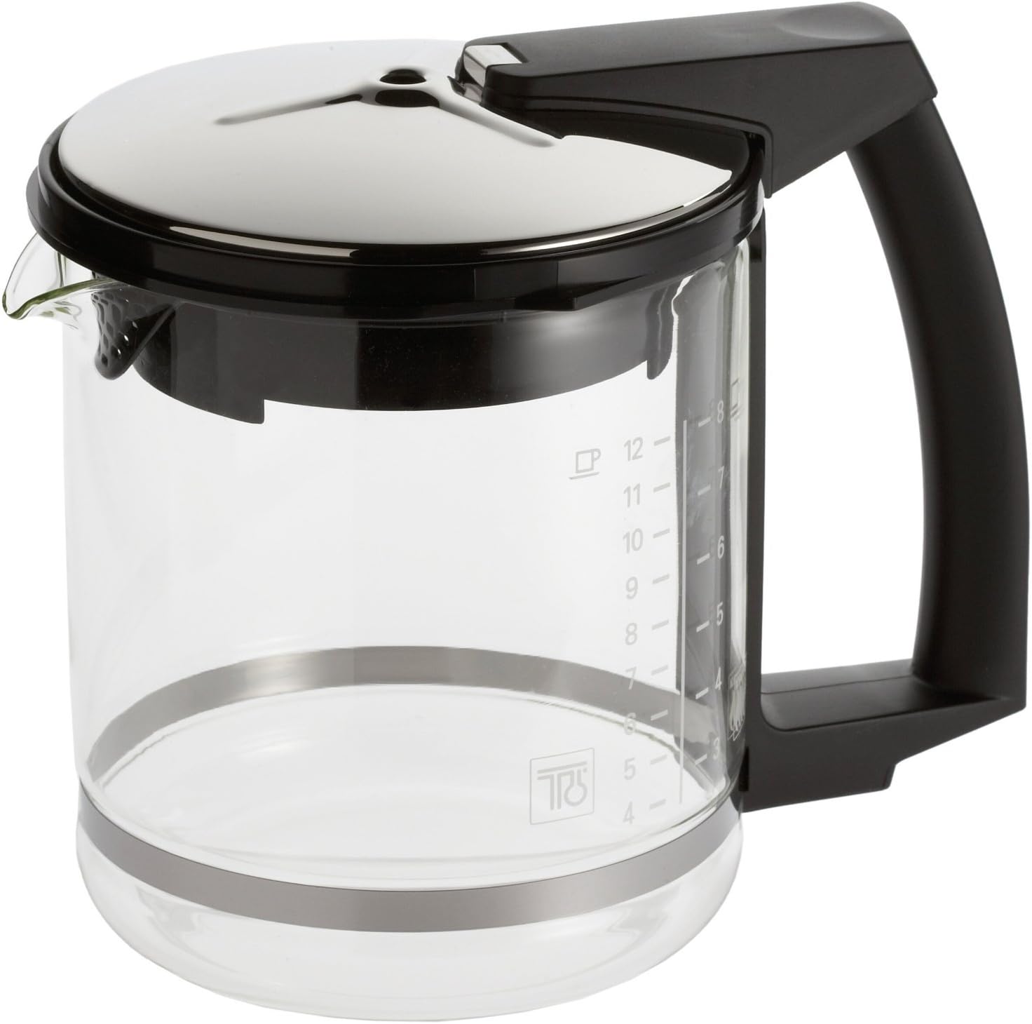 Krups F 046 42 Glass Jug to T 8 (Art. 468) Espresso/Coffee Machine Accessory Black