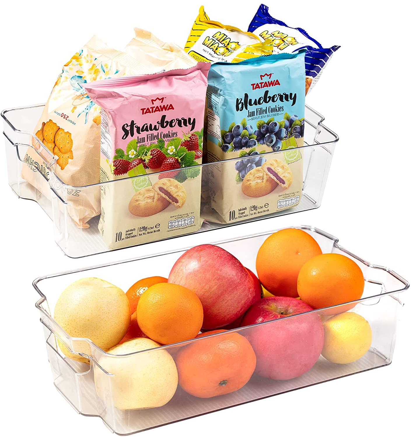 Golden Bird Transparent Acrylic Display Stand Case Casket for Multipurpose Storage Box Bins (Small, 6) 4