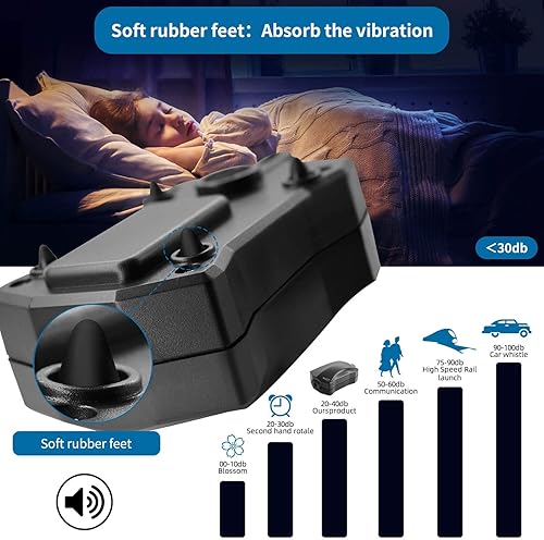 Miniatura 6 de Aquarium Air Pump Single OutletDual Outlet Adjustable Aerator with Accessories for 10-100 Gallon Fish Tank