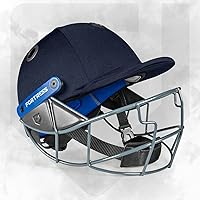 Fortress STL Cricket Helmet - Premium Safety for Batters & Wicket Keepers, 3 Sizes S-L, BS 7828 Certified