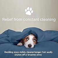 Vista 9 de Juego de funda de edredón - Funda de edredón 100% viscosa derivada de bambú, tamaño Queen, 3 piezas de funda de edredón refrescante de lujo