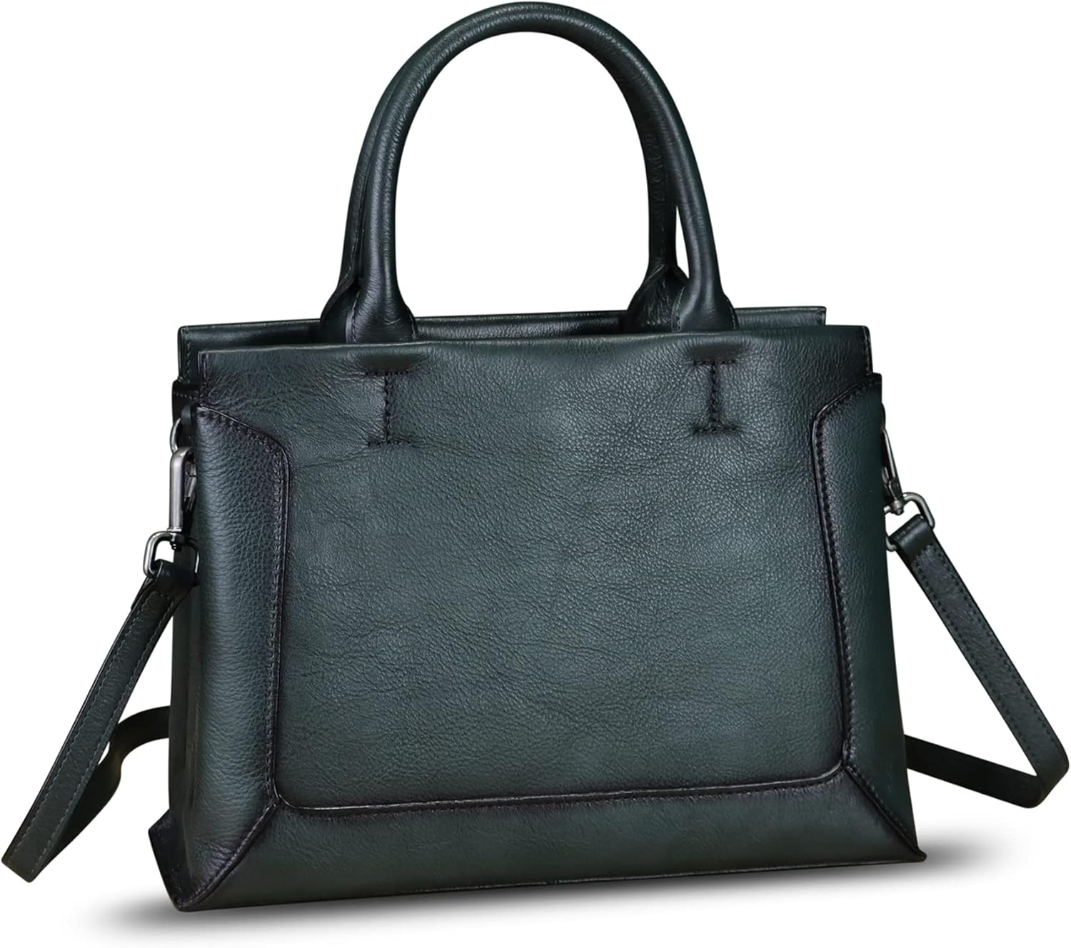 Genuine Leather Satchel for Women Leather Handbag Top Handle Bags Handmade Purse Crossbody Handbags Tote Bag