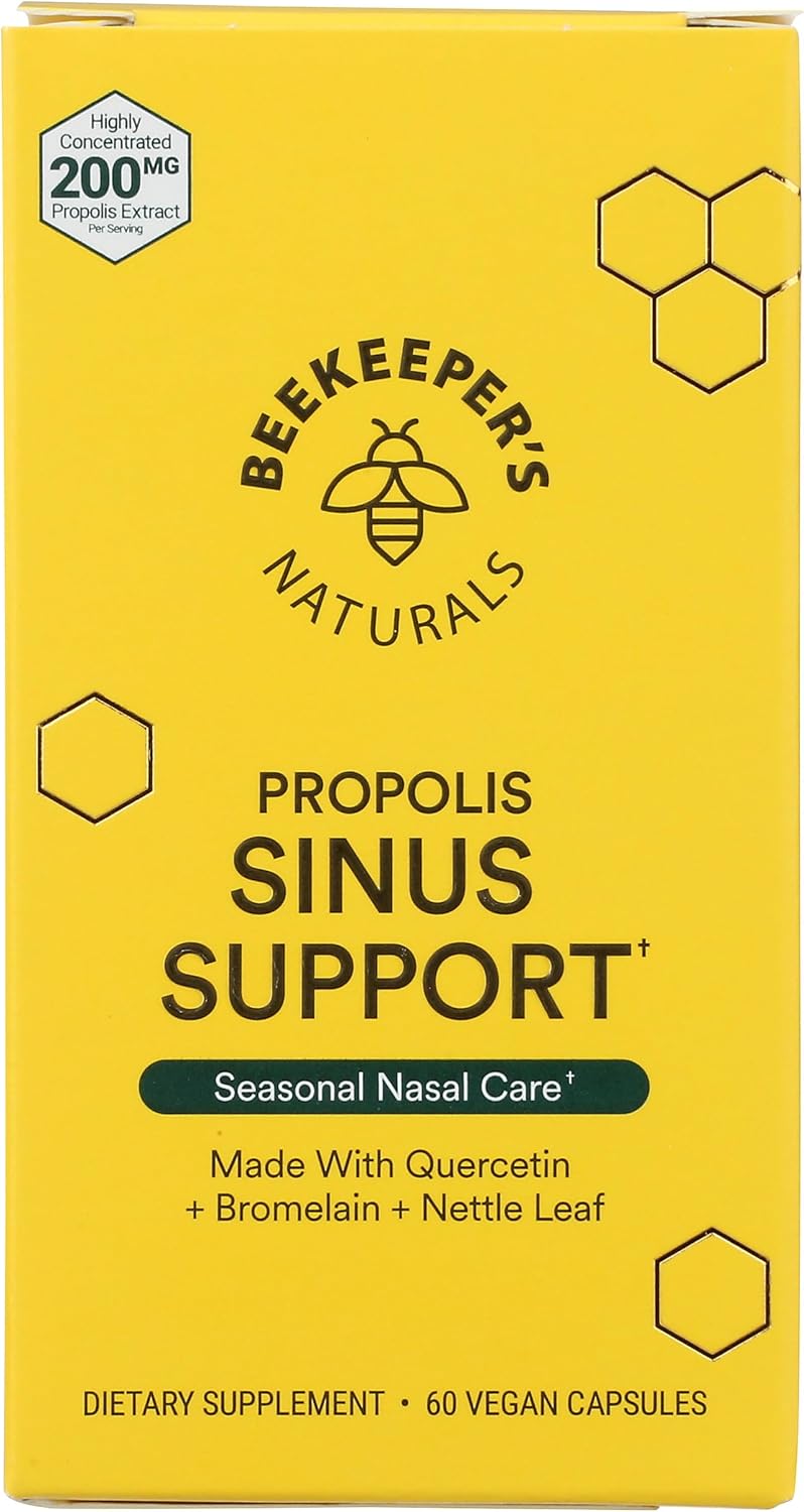 Beekeepers Naturals Propolis Sinus Support, 60 CT