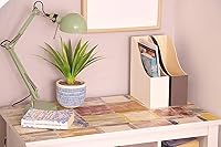 Vista 6 de d-c-fix 346-0576-3PK - Película autoadhesiva decorativa, Bahia, rollo de 17 x 78 pulgadas, paquete de 3