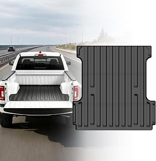 BDFHYK High-Wall Truck Bed Mat Compatible with 2019-2026 Chevy Silverado 1500 / GMC Sierra 1500 (6.6FT Bed), All-Weather Custom Fit Liner with TPE Material Easy-Clean Surface, Cargo Protection